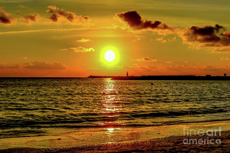 Black sea sunrise Photograph by Claudia M Photography