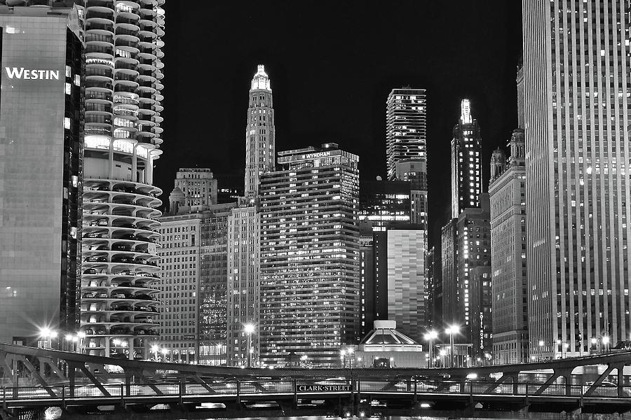 Black Sky in Chicago Photograph by Frozen in Time Fine Art Photography