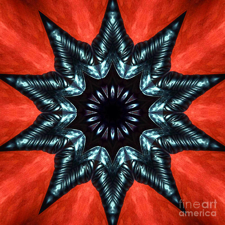 Black star - digital art Digital Art by Sofia Goldberg - Fine Art America