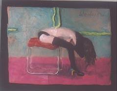 Erotic Relief - Black Stockings by Harry  Weisburd