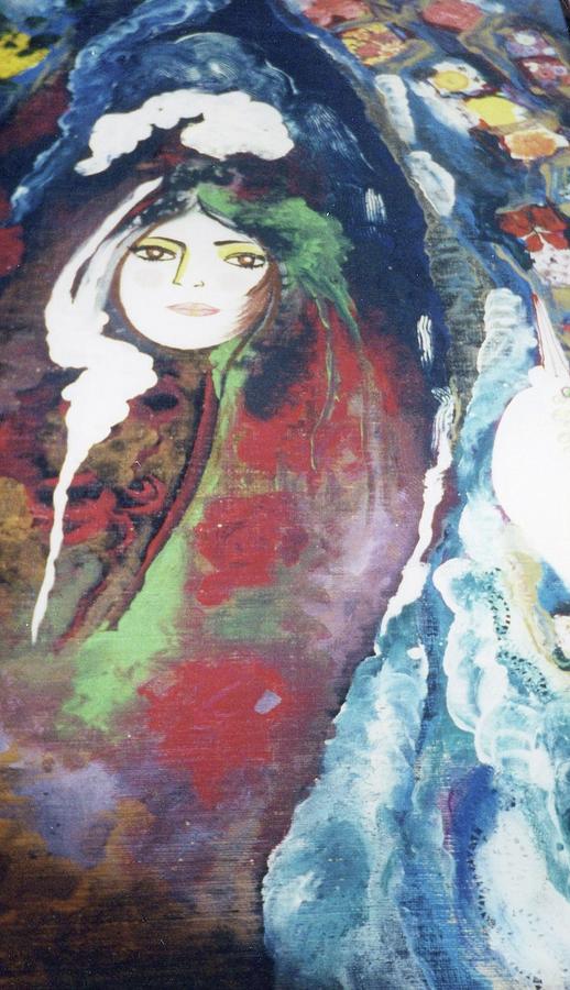 Persian women # 1001 Painting by Sima Amid Wewetzer