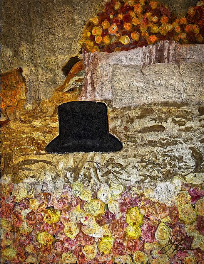 Black Top Hat Painting by Joan Reese