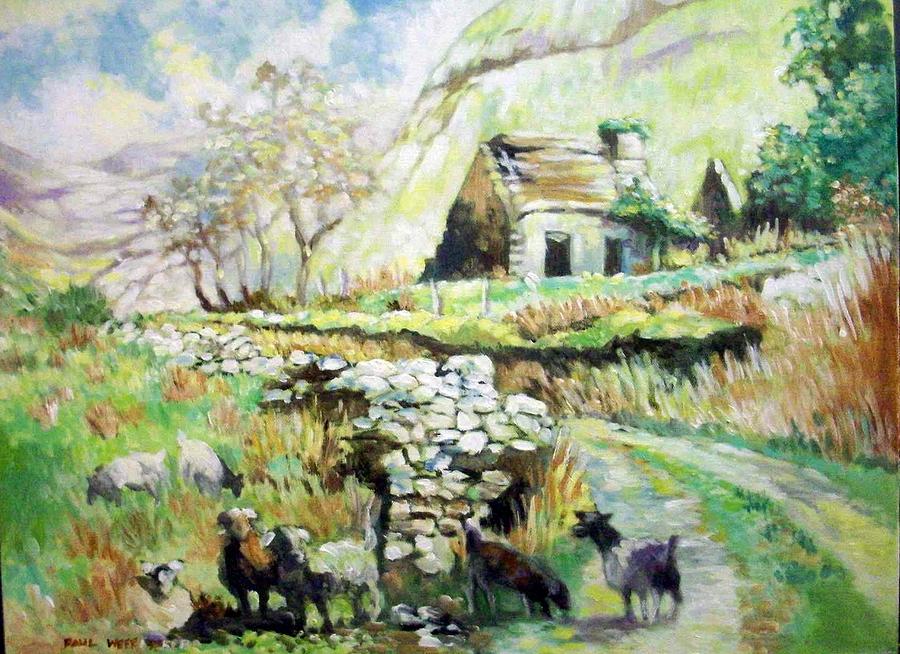 Black Valley- Co Kerry-ireland Painting by Paul Weerasekera
