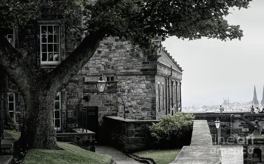Black White Architecture Scotland  Photograph by Chuck Kuhn