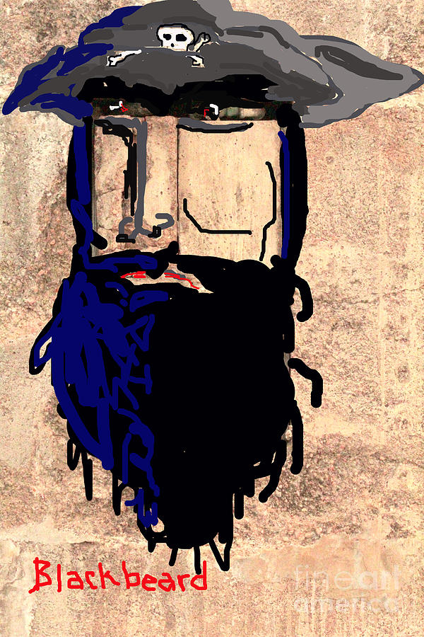 Blackbeard The Pirate Photograph