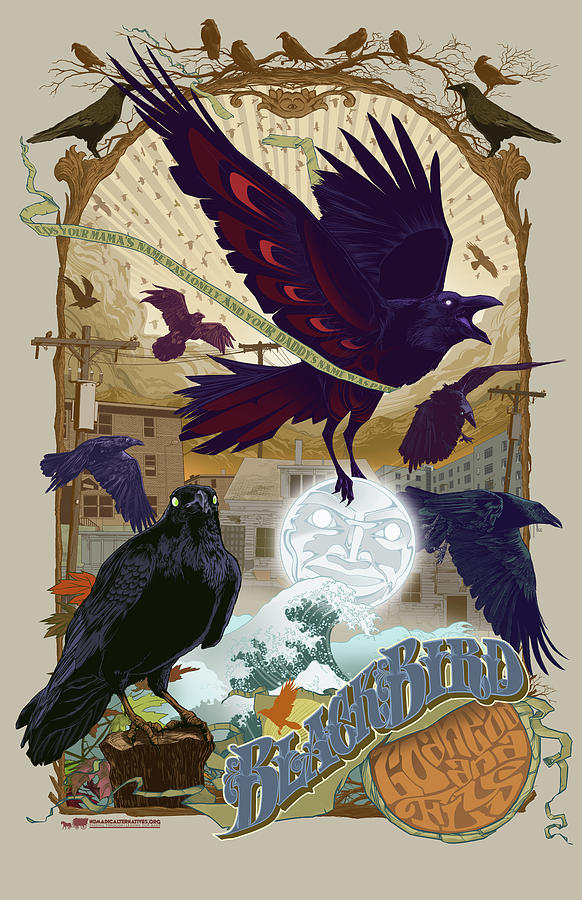 Blackbird 1 Digital Art by Nelson Garcia