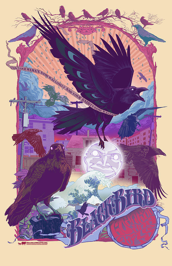 Blackbird 2 Digital Art by Nelson Garcia