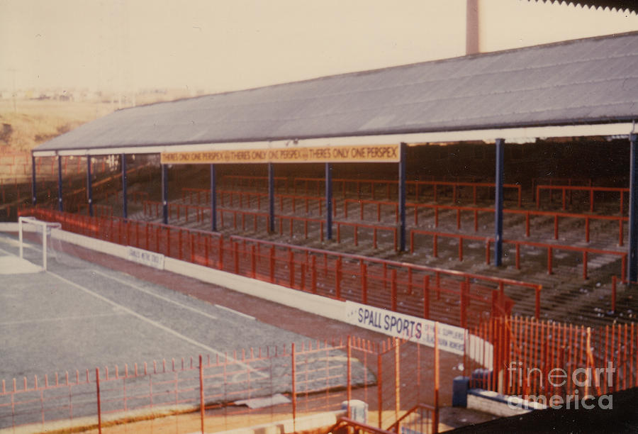 Blackburn - Ewood Park - South Stand 1 - 1980s Photograph by Legendary Football Grounds