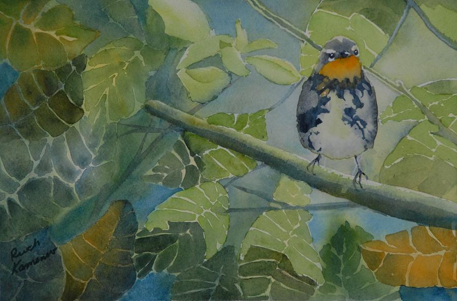 Blackburnian Warbler I Painting by Ruth Kamenev