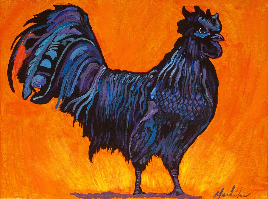 Blackened Chicken Painting by Mardi Claw
