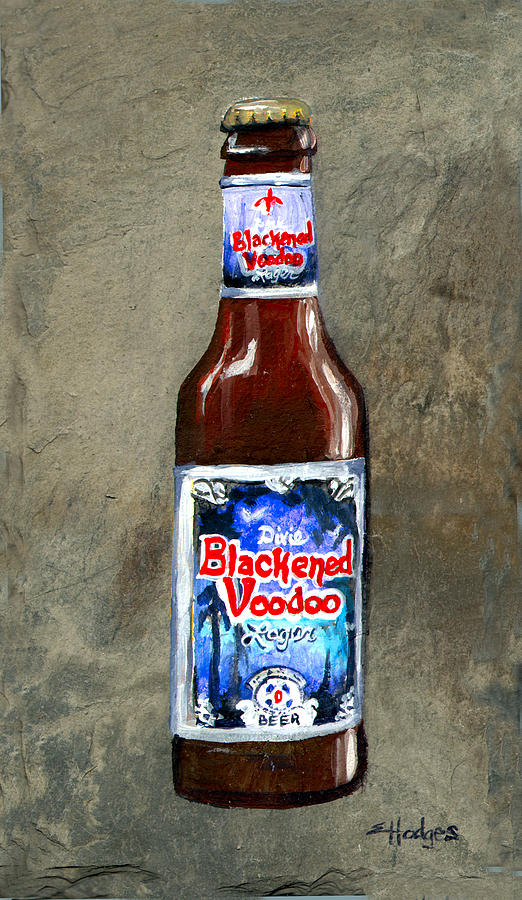 Blackened Voodoo Beer Painting