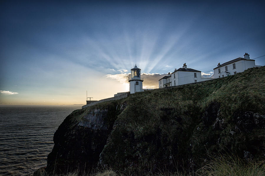 Blackhead Lighthouse Sunset Photograph