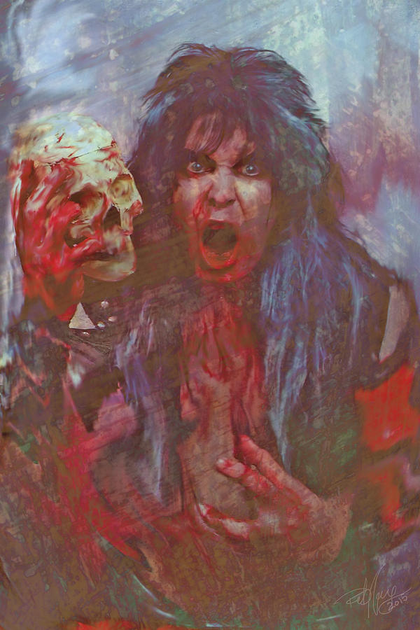 Blackie Lawless Painting - Blackie Lawless by Rob Nasty