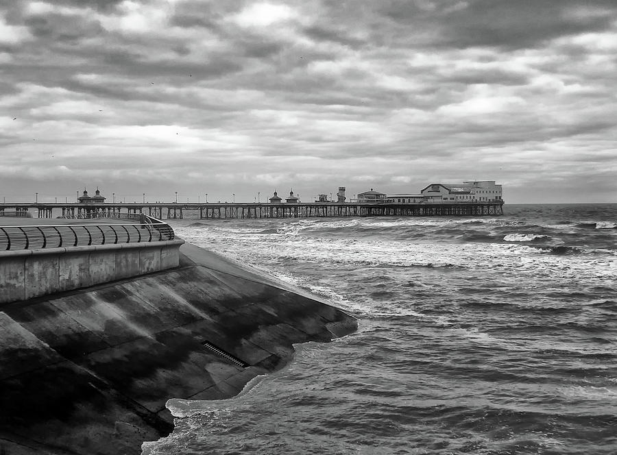 Blackpool in winter Photograph by Philip Openshaw