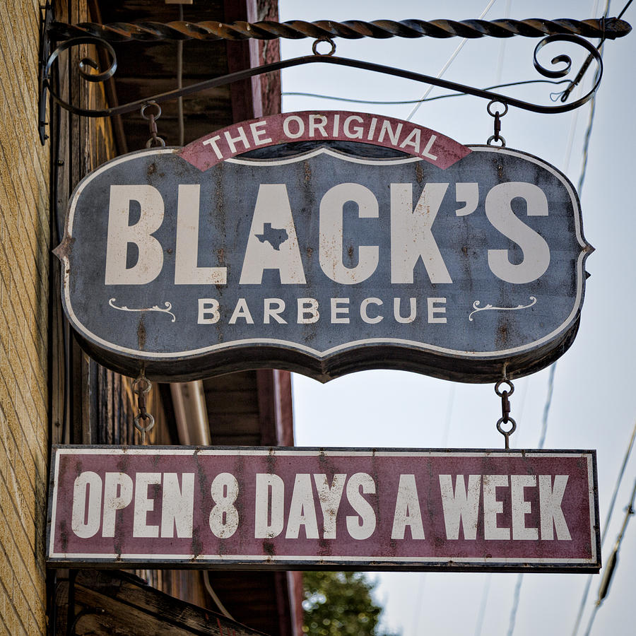 Blacks Barbecue #1 Photograph by Stephen Stookey