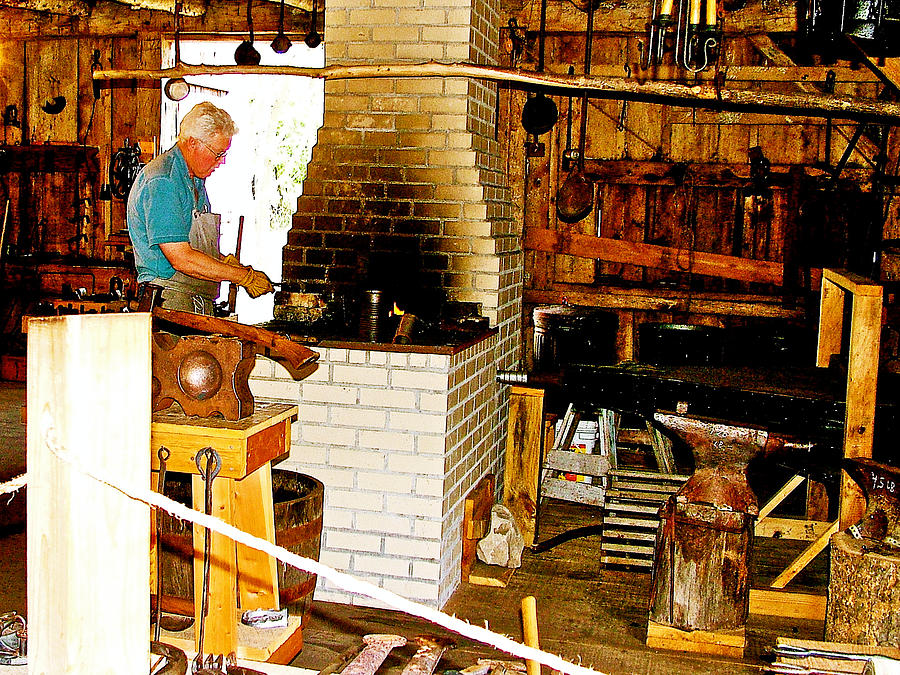 Blacksmith in Glen Haven in Sleeping Bear Dunes National Lakeshore-Michigan Photograph by Ruth Hager