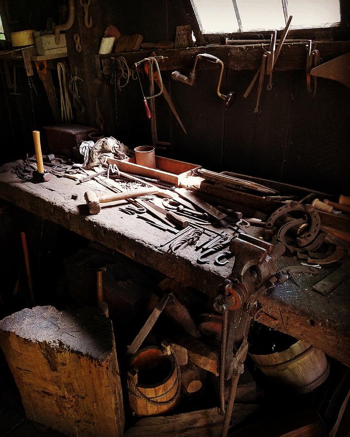 Blacksmith Table Photograph