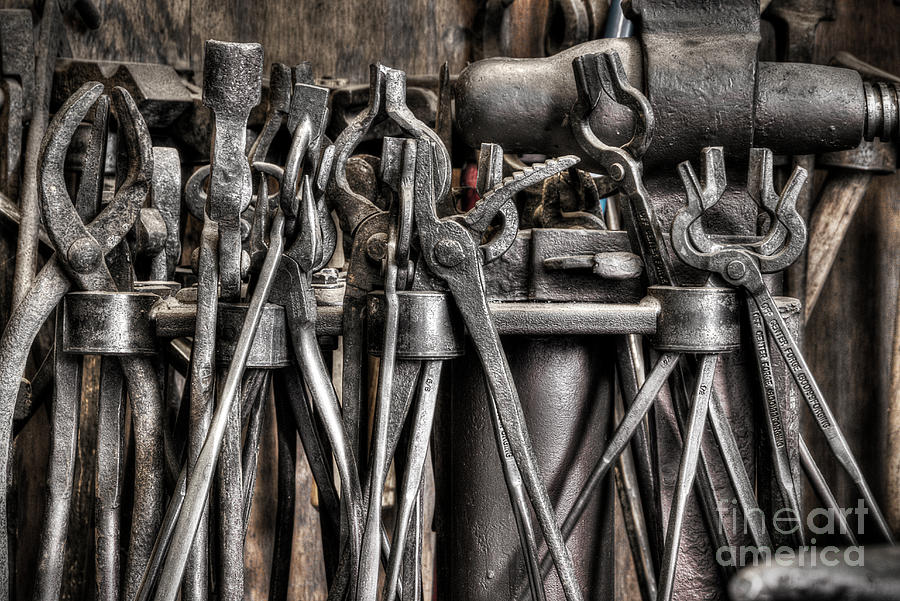 Blacksmith Tools Photograph by Mike Eingle