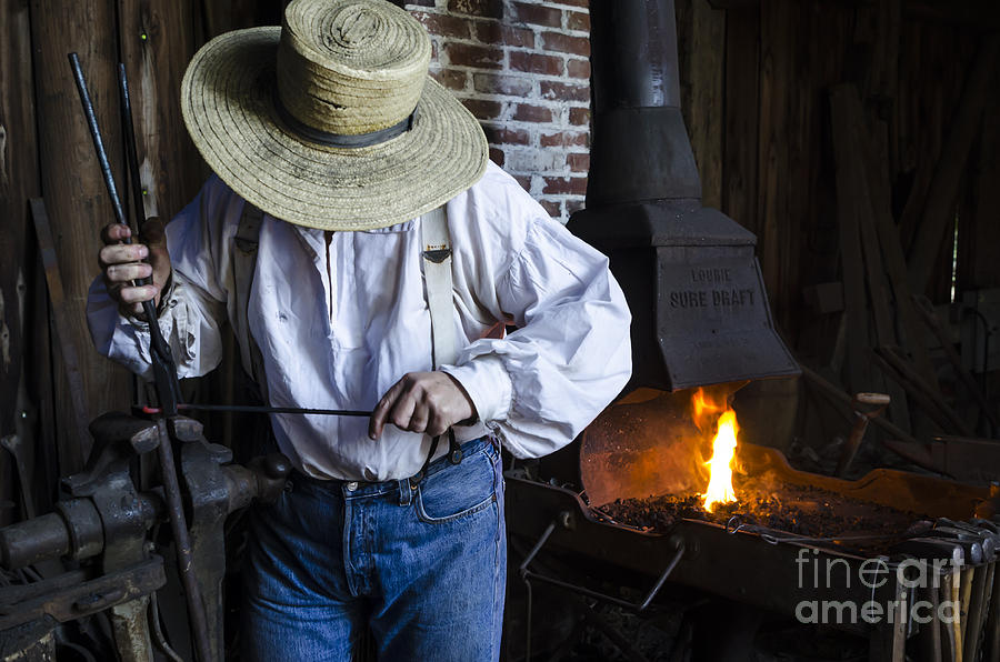 Blacksmithing Photograph by Andrea Silies