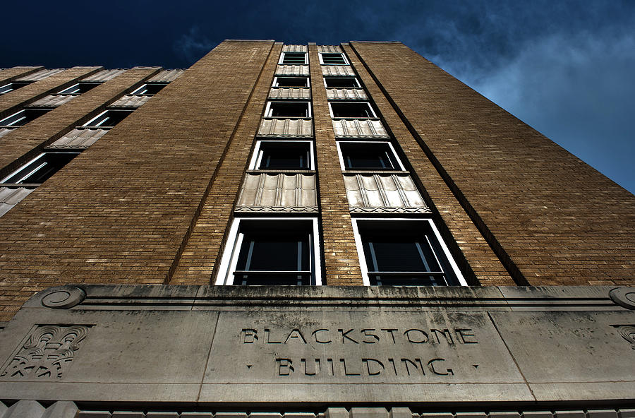 Blackstone Building Downtown Tyler- Color Photograph by Eugene Campbell