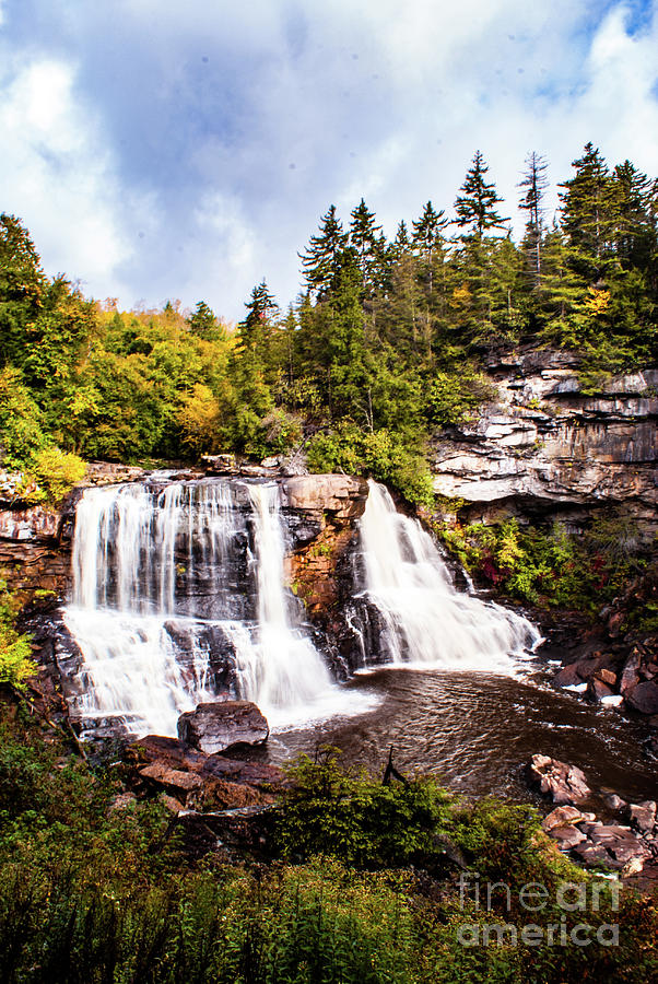 Blackwater Falls in the Fall #2 Photograph by Kevin Gladwell