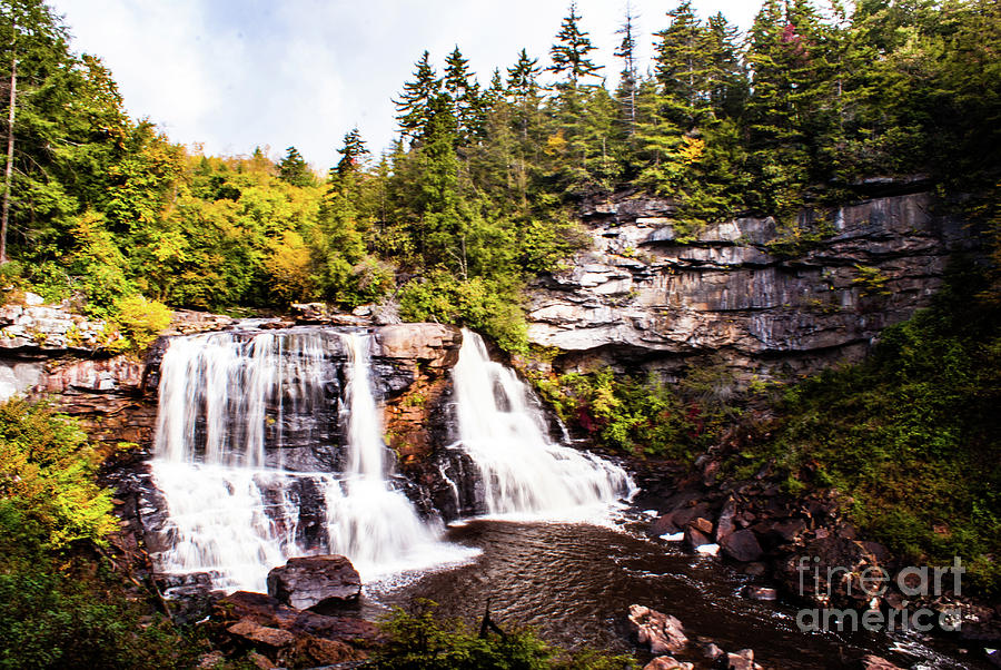 Blackwater Falls in the Fall Photograph by Kevin Gladwell
