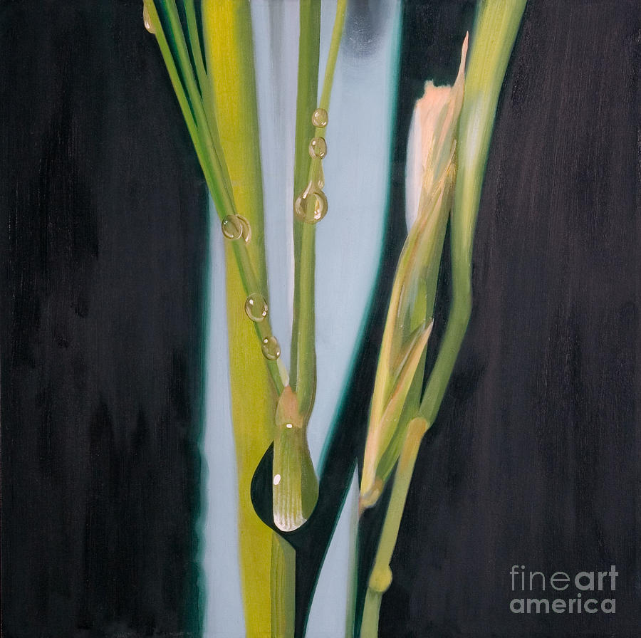Nature Painting - Blade of Grass by Nicole Shaw