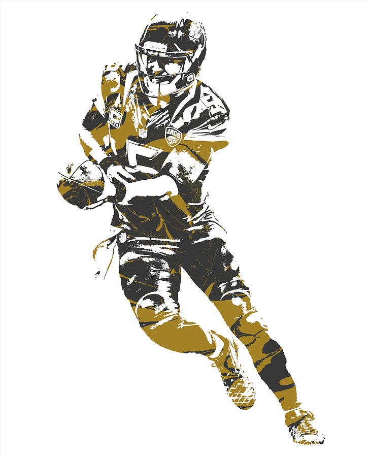 Blake Bortles JACKSONVILLE JAGUARS OIL ART Mixed Media by Joe