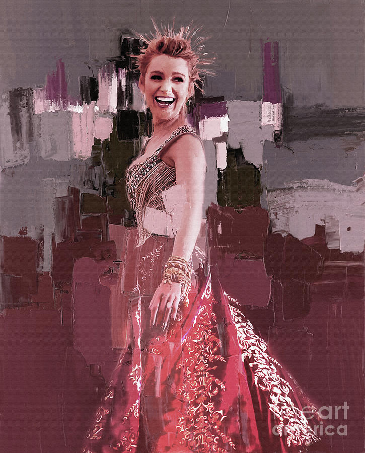 Blake Lively 34p Painting by Gull G
