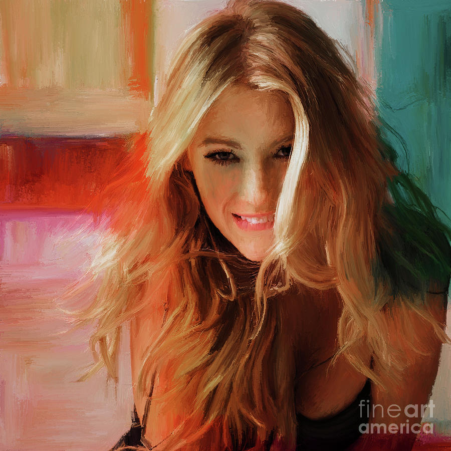 Blake Lively  Painting by Gull G