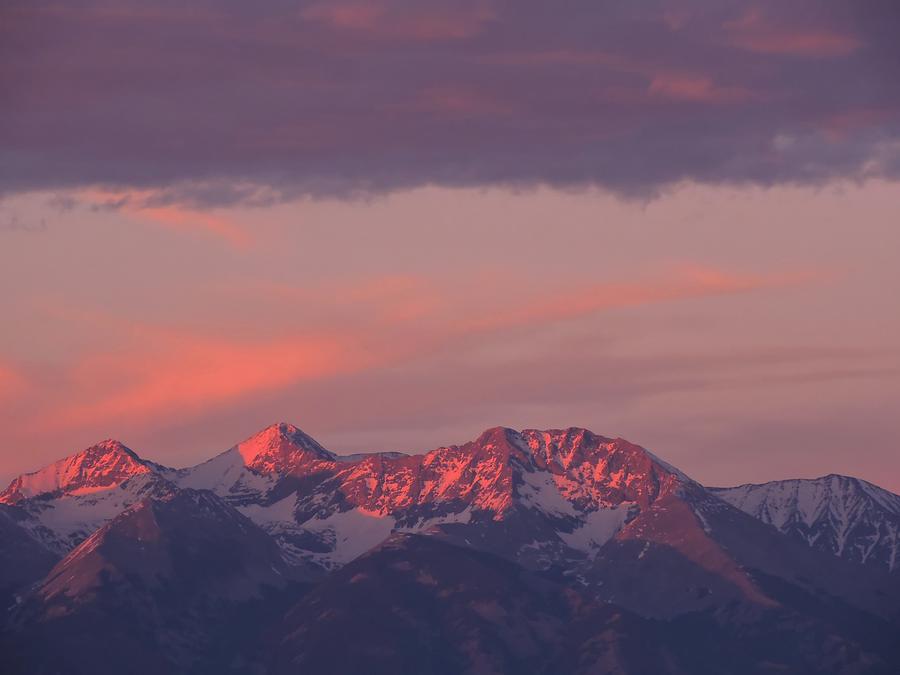 Blanca Peak Alpenglow Photograph by Connor Beekman