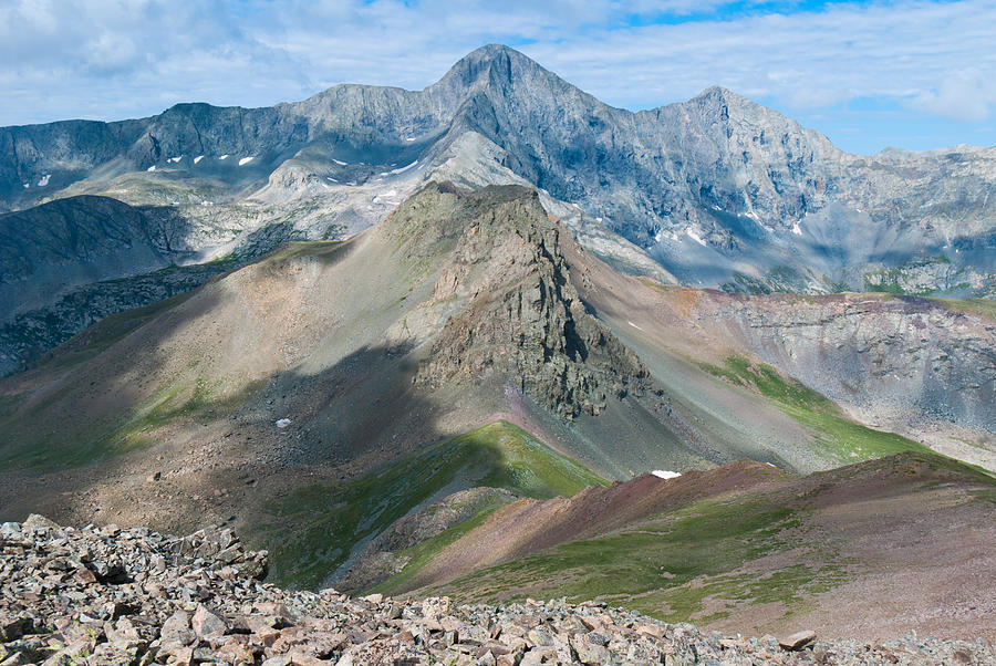 Blanca Peak and Ellingwood Point Photograph by Cascade Colors