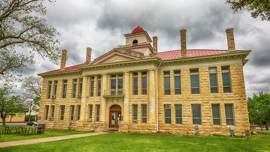 Blanco County TX Courthouse  Photograph by Stephen Stookey