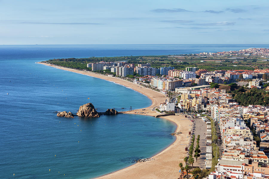 Blanes Seaside Resort Town in Spain Photograph by Artur Bogacki