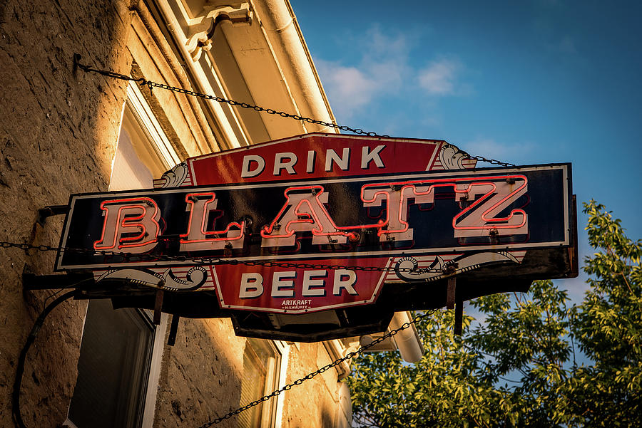 Blatz Neon Sign Photograph by Paul LeSage