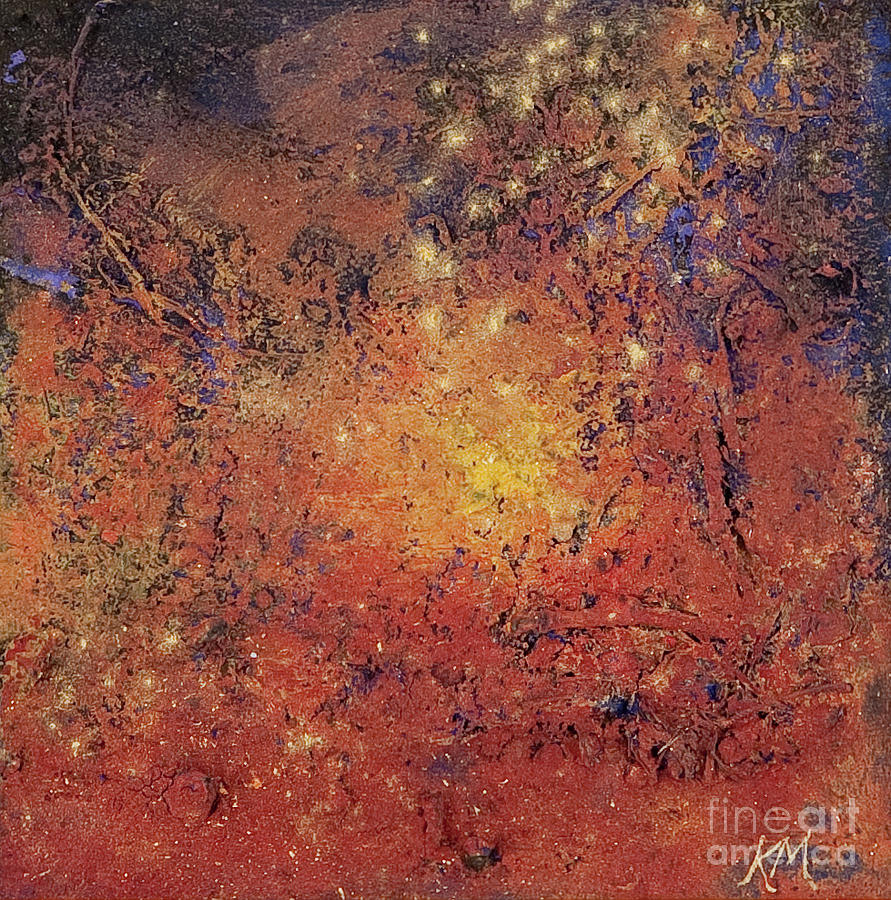 Nature Painting - Blazing Earth by Kate Maconachie