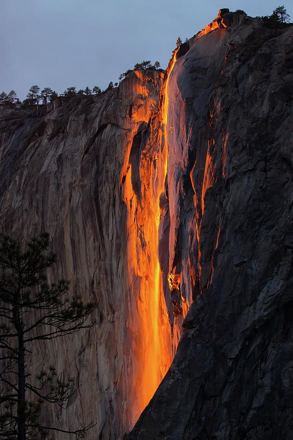 Yosemite firefall Photograph by Duncan Selby