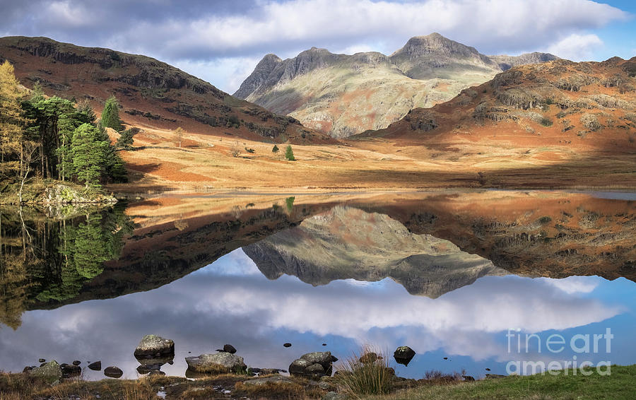 Blea Tarn and Langdale Pikes Photograph by Philip Preston