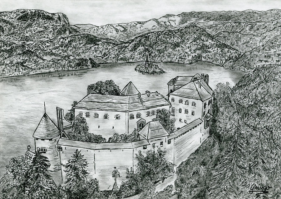 Bled Drawing by Gringo Artist