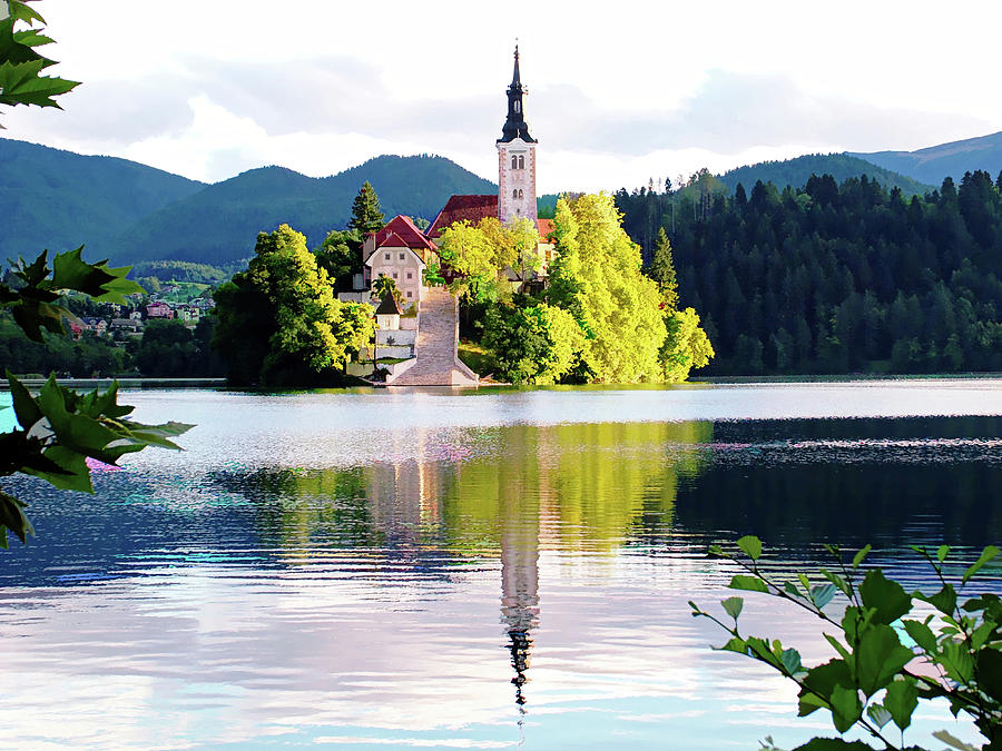 Bled Waking Up - Bled, Slovenia Digital Art by Joseph Hendrix