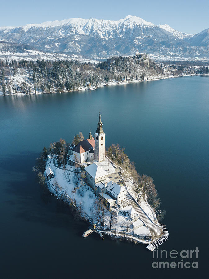 Bled Winter Wonderland Photograph by JR Photography
