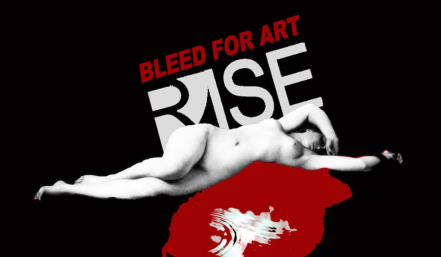 Rise Bleed For Art Painting by Tony Rubino