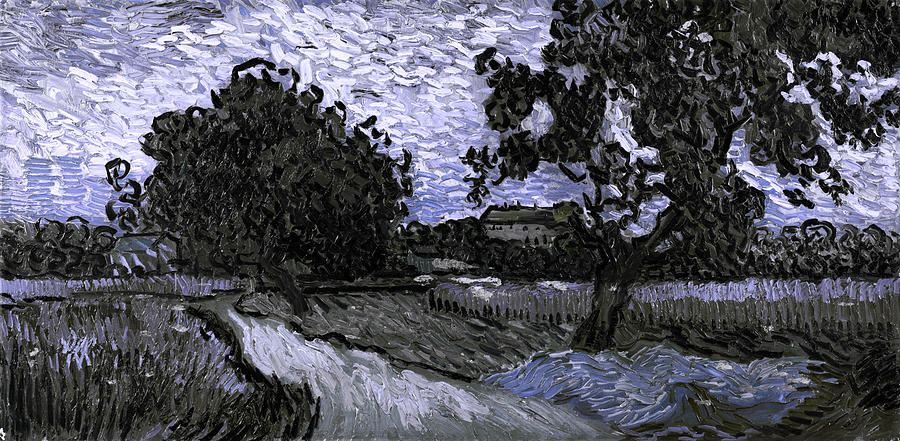 Blend 13 van Gogh Digital Art by David Bridburg