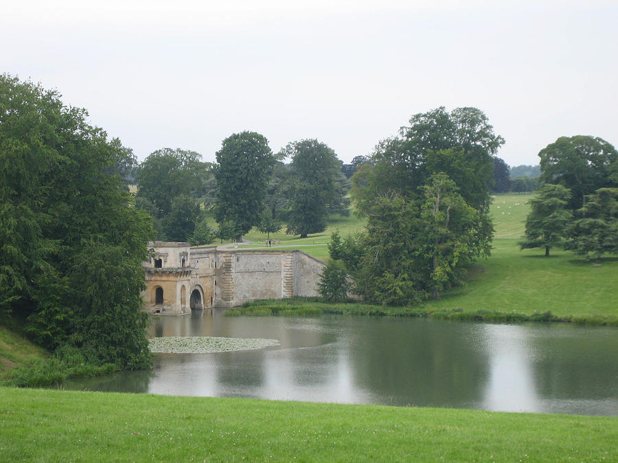 Blenheim Palace Lake Photograph by Annette Hadley