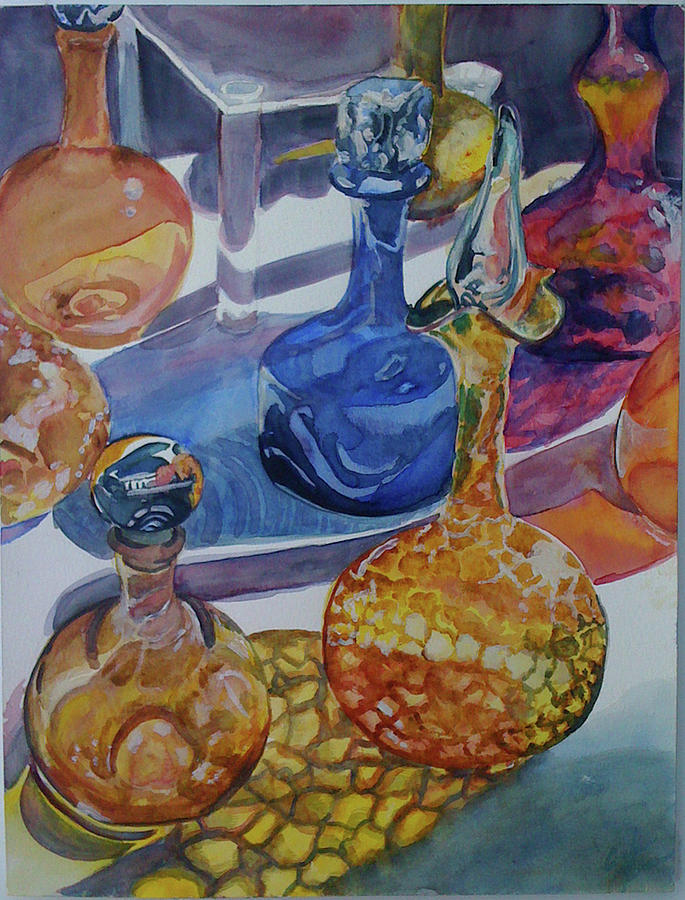 Blenko Glass Painting by Julie Garcia - Fine Art America