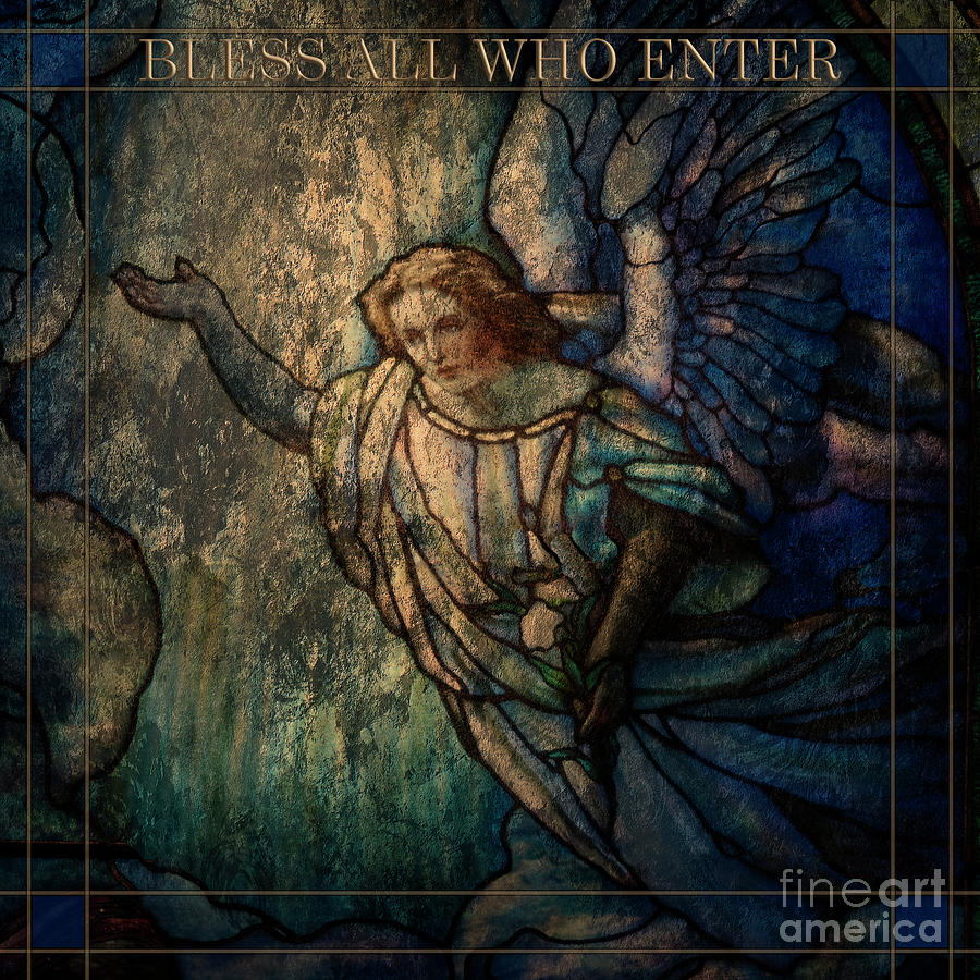 Bless All Who Enter Photograph by David Arment