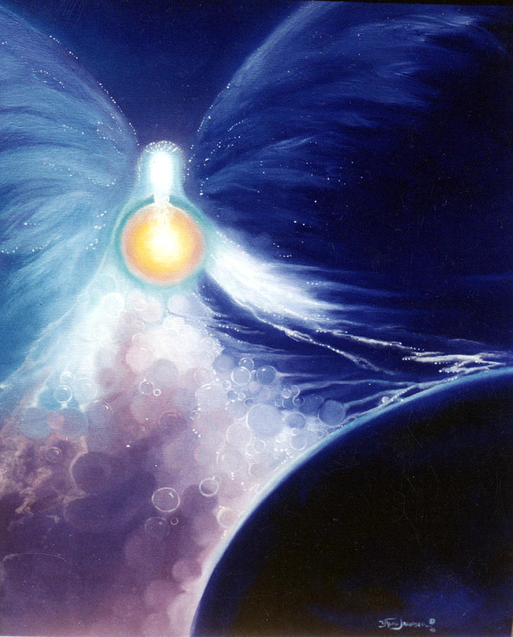 Angel Painting - Bless Our Earth by Valerie Aune Angel Painting - Bless Our Earth by Valerie Aune