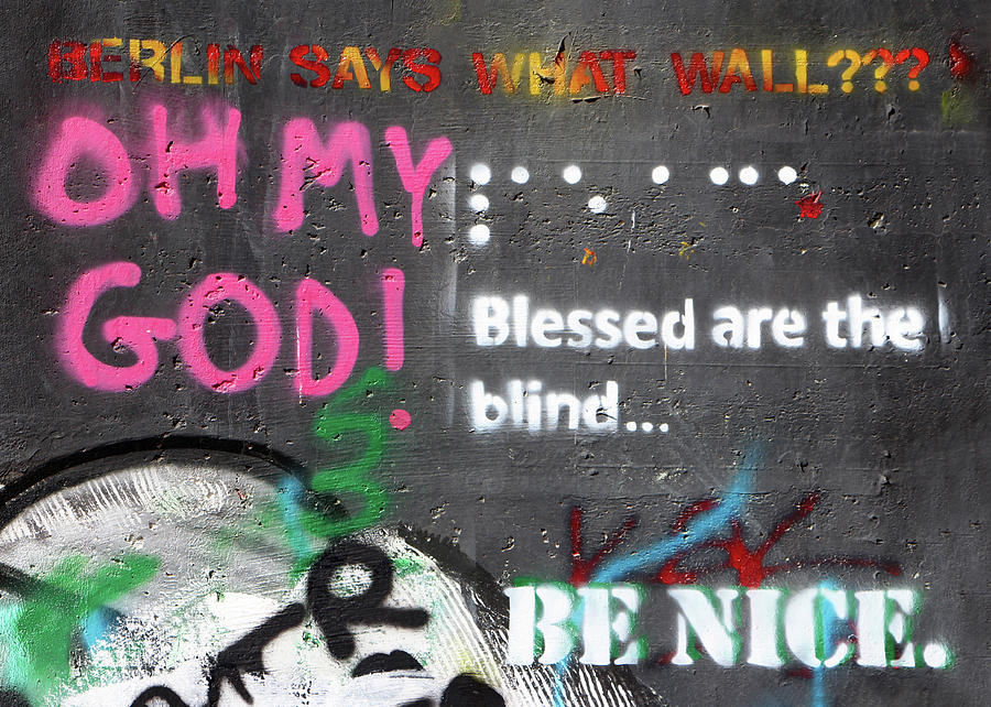 Blessed Are The Blind Photograph by Munir Alawi