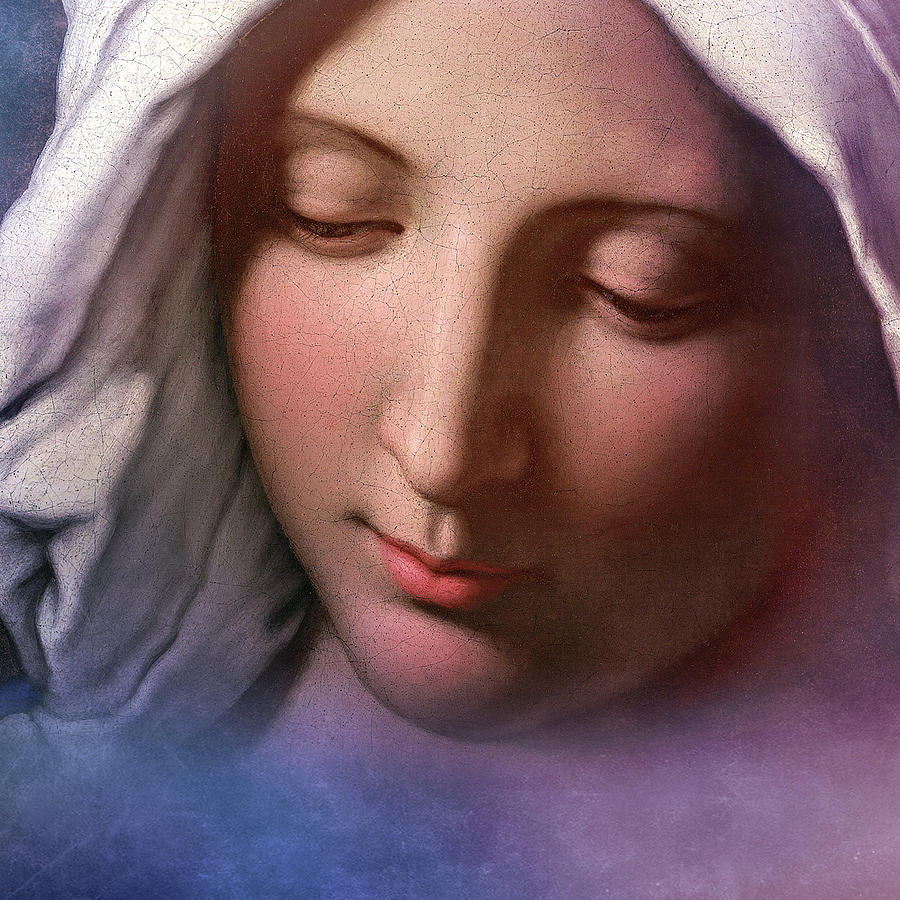 Blessed Virgin Mary Digital Art by Andy Schmalen | Fine Art America