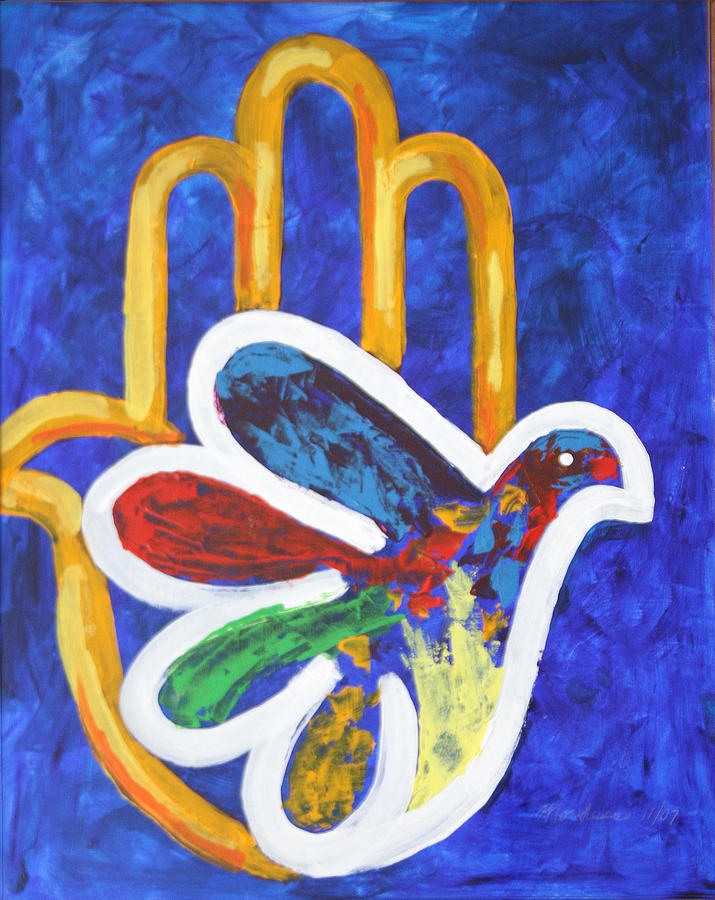 Blessings Of Peace Painting by Mordecai Colodner